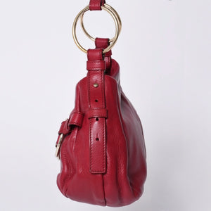 Very good condition Saint Laurent Shoulder Bag 139263 Wine red Gold hardware Used 4a001106