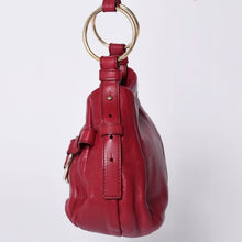 画像をギャラリービューアに読み込む, 極美品 Saint Laurent サンローラン Shoulder Bag ショルダーバッグ 139263 ワインレッド ゴールド金具 中古 4a001106