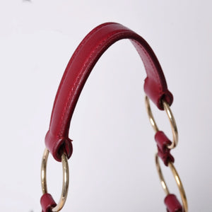 Very good condition Saint Laurent Shoulder Bag 139263 Wine red Gold hardware Used 4a001106