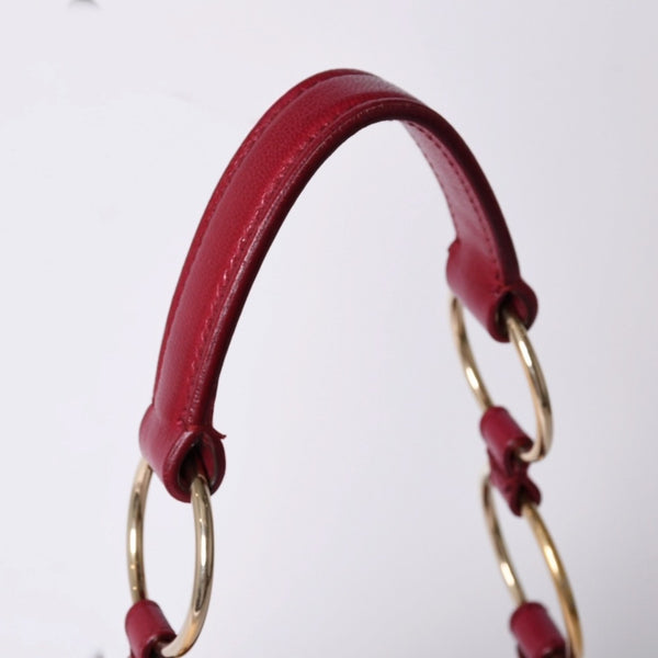 Very good condition Saint Laurent Shoulder Bag 139263 Wine red Gold hardware Used 4a001106
