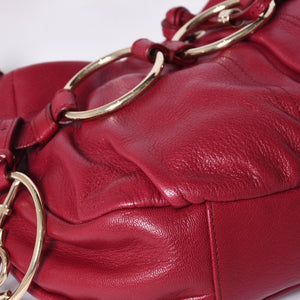 Very good condition Saint Laurent Shoulder Bag 139263 Wine red Gold hardware Used 4a001106