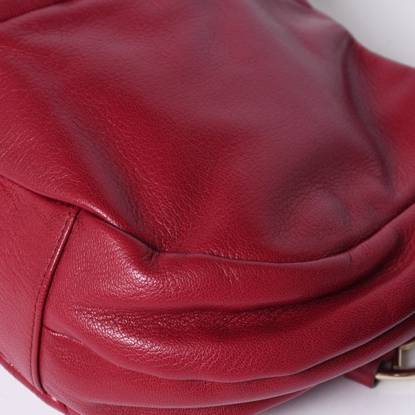 Very good condition Saint Laurent Shoulder Bag 139263 Wine red Gold hardware Used 4a001106