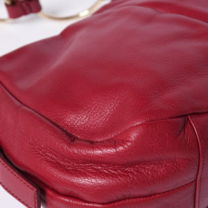 Very good condition Saint Laurent Shoulder Bag 139263 Wine red Gold hardware Used 4a001106