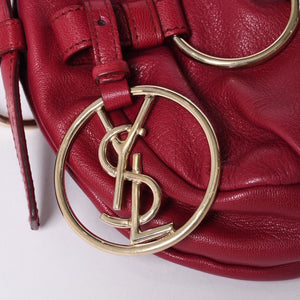 Very good condition Saint Laurent Shoulder Bag 139263 Wine red Gold hardware Used 4a001106