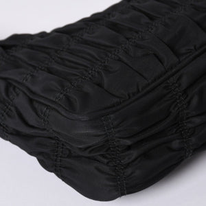 Very Good Condition PRADA Hobo One Shoulder Bag 1NE204 Triangle Logo Triangle Logo Plate Nylon Black Used 4a001931