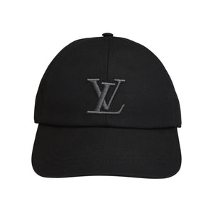 新品未使用 LOUIS VUITTON ルイヴィトン キャップ オンリー LV アジャスターキャップ M7633L コットン ブラック 中古 4a002479