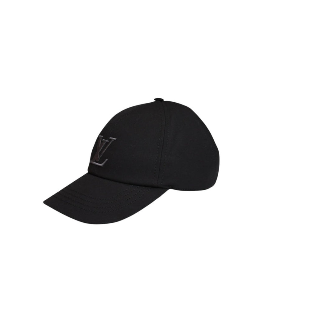 New and unused LOUIS VUITTON Cap Only LV Adjuster Cap M7633L Cotton Black Used 4a002479