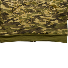 Load image into Gallery viewer, 極美品 CHROME HEARTS クロムハーツ ダブルフェイス ジップアップフーディー サイズS カモフラ サーマル ホースシュー 中古 4a002869