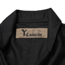 画像をギャラリービューアに読み込む, 極美品 Y's BANG ON ワイズバングオン ワイズ ヨウジヤマモト ブラックオーバーサイズシャツ ドロップショルダー モード YA-B74-050 中古 4a002161