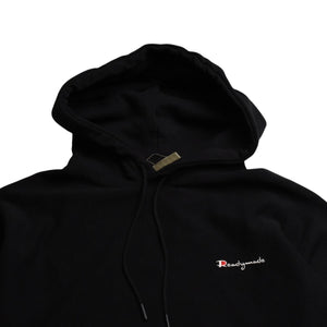 極美品 READYMADE レディメイド PIONCHAM SWEAT HOODIE パーカー チャンピオンパロディ ブラック コットン裏毛 サンプル品 SAMPLE 中古 4a002317