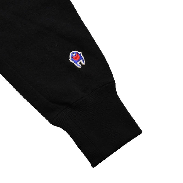 極美品 READYMADE レディメイド PIONCHAM SWEAT HOODIE パーカー チャンピオンパロディ ブラック コットン裏毛 サンプル品 SAMPLE 中古 4a002317