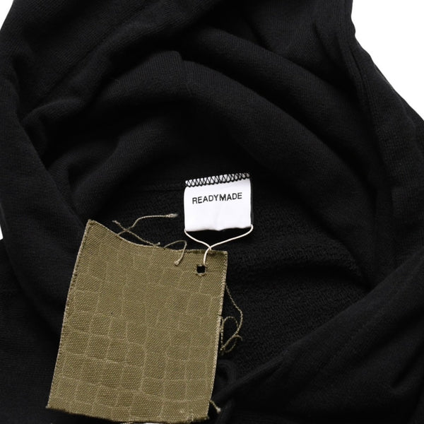 極美品 READYMADE レディメイド PIONCHAM SWEAT HOODIE パーカー チャンピオンパロディ ブラック コットン裏毛 サンプル品 SAMPLE 中古 4a002317