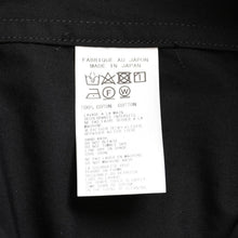 画像をギャラリービューアに読み込む, 極美品 Y's for men ワイズフォーメン ワイズ ヨウジヤマモト 長袖ブラックブロードシャツ タンブラー加工 二重襟 コットンブロード生地 MO-B04-001-2 中古 4a002165