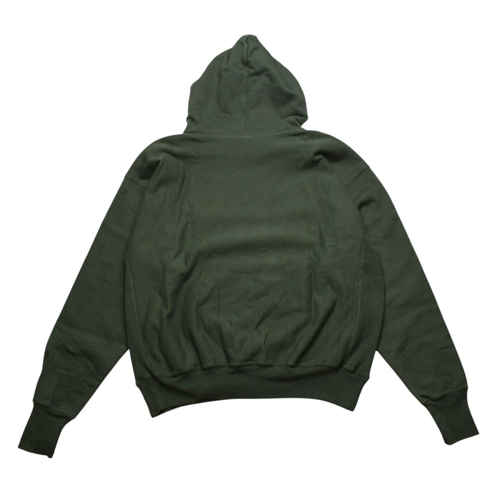 極美品 SAINT Mxxxxxx セントマイケル セットアップ LOGO HOODIE SWEAT PANTS GREEN グリーン 2023AW パーカー パンツ SW ヴィンテージ加工 中古 4a002604