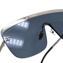 Load image into Gallery viewer, 新品未使用 CHANEL シャネル リムレス サングラス アイウェア 71507 L9514 ココマーク トップロゴ ブラック ゴールド 中古 4a002992