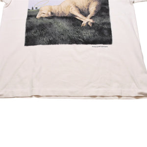新品未使用 SAINT MICHAEL セントマイケル SAMPLE サンプル品 HATE SAINT 半袖Tシャツ サイズXL ホワイト 中古 4a002174