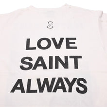 画像をギャラリービューアに読み込む, 新品未使用 SAINT MICHAEL セントマイケル SAMPLE サンプル品 HATE SAINT 半袖Tシャツ サイズXL ホワイト 中古 4a002174