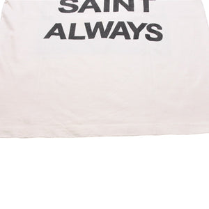 新品未使用 SAINT MICHAEL セントマイケル SAMPLE サンプル品 HATE SAINT 半袖Tシャツ サイズXL ホワイト 中古 4a002174