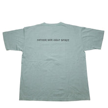 Load image into Gallery viewer, 新品未使用 SAINT MICHAEL セントマイケル SAINT HOOD 半袖Tシャツ SAMPLE サンプル品 グリーン コットン サイズ表記なし 中古 4a002171