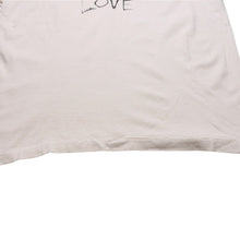 Load image into Gallery viewer, 新品未使用 SAINT MICHAEL セントマイケル LOVE &amp; PEACE ラブ&amp;ピース 半袖Tシャツ サイズXL SAMPLE サンプル品 アイボリー 中古 4a002170
