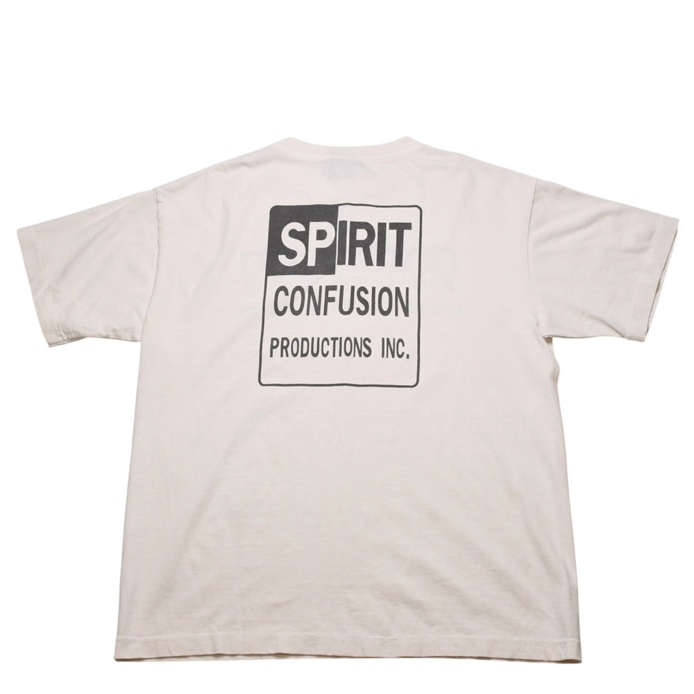 新品未使用 SAINT MICHAEL セントマイケル NOT DEAD SAINT CERTIFICATE 半袖Tシャツ サイズXL SAMPLE サンプル品 ホワイト 中古 4a002176