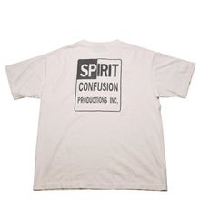 Load image into Gallery viewer, 新品未使用 SAINT MICHAEL セントマイケル NOT DEAD SAINT CERTIFICATE 半袖Tシャツ サイズXL SAMPLE サンプル品 ホワイト 中古 4a002176