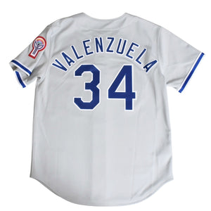 Like new Mitchell&Ness Mitchell &amp; Ness Cooperstown Collection 1981 Los Angeles Dodgers Fernando Valenzuera Authentic Road Jersey Size L Used 4a002213