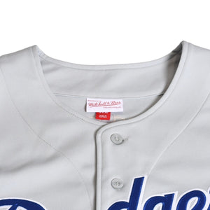 Like new Mitchell&Ness Mitchell &amp; Ness Cooperstown Collection 1981 Los Angeles Dodgers Fernando Valenzuera Authentic Road Jersey Size L Used 4a002213