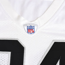 画像をギャラリービューアに読み込む, 新品同様 Mitchell&amp;Ness ミッチェルアンドネス オーセンティックユニフォーム オークランドレイダース チャールズウッドソン 2002年 スーパーボウル 背番号24 ホワイト ブラック 中古 4a002225