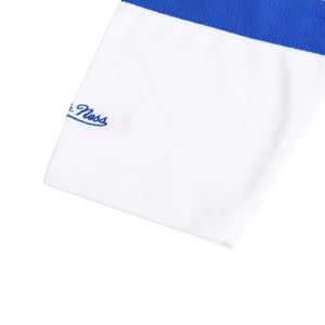 Very good condition Mitchell&Ness Mitchell &amp; Ness Hip Hop 50th Anniversary So So Def Recordings Collaboration Hockey Jersey, Size L, White &amp; Blue, Used, 4a002211