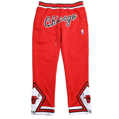 Like new Mitchell&Ness Just Don x Mitchell &amp; Ness Just Don Collaboration Chicago Bulls Track Pants Jersey Pants Red White Black Size M 4a002289 Used