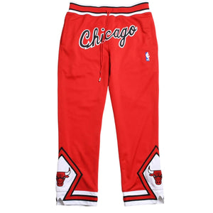 Like new Mitchell&Ness Just Don x Mitchell &amp; Ness Just Don Collaboration Chicago Bulls Track Pants Jersey Pants Red White Black Size M 4a002289 Used