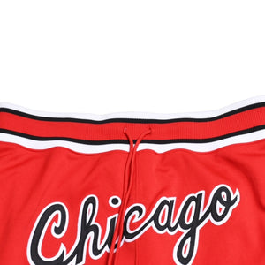 Like new Mitchell&Ness Just Don x Mitchell &amp; Ness Just Don Collaboration Chicago Bulls Track Pants Jersey Pants Red White Black Size M 4a002289 Used