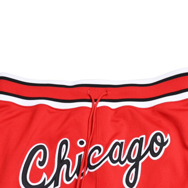 Like new Mitchell&Ness Just Don x Mitchell &amp; Ness Just Don Collaboration Chicago Bulls Track Pants Jersey Pants Red White Black Size M 4a002289 Used