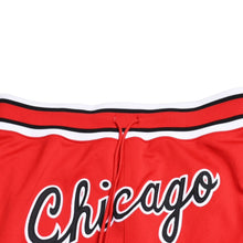 画像をギャラリービューアに読み込む, 新品同様 Mitchell&amp;Ness Just Don ミッチェルアンドネス ジャストドンコラボ シカゴブルズ トラックパンツ ジャージパンツ レッド ホワイト ブラック Mサイズ 4a002289 中古
