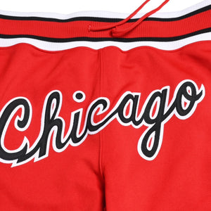 Like new Mitchell&Ness Just Don x Mitchell &amp; Ness Just Don Collaboration Chicago Bulls Track Pants Jersey Pants Red White Black Size M 4a002289 Used