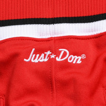 画像をギャラリービューアに読み込む, 新品同様 Mitchell&amp;Ness Just Don ミッチェルアンドネス ジャストドンコラボ シカゴブルズ トラックパンツ ジャージパンツ レッド ホワイト ブラック Mサイズ 4a002289 中古