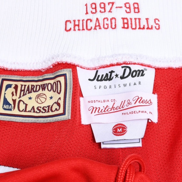 Like new Mitchell&Ness Just Don x Mitchell &amp; Ness Just Don Collaboration Chicago Bulls Track Pants Jersey Pants Red White Black Size M 4a002289 Used