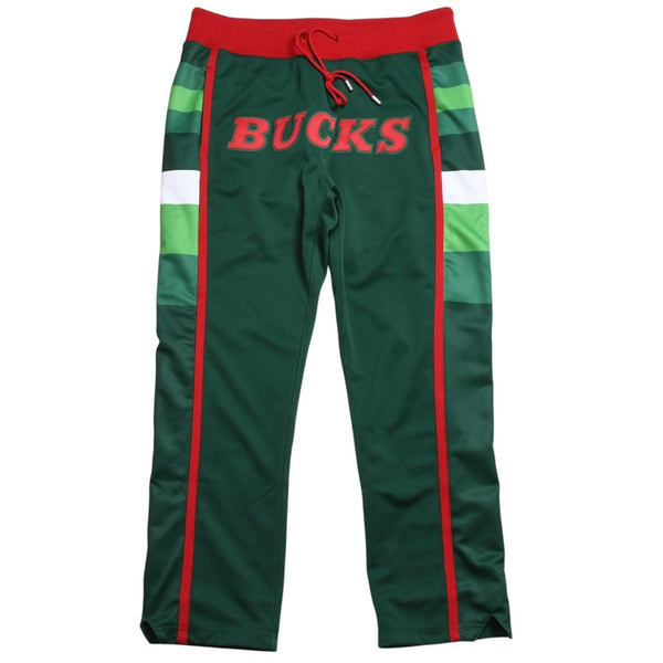 新品同様 Mitchell&Ness Just Don ミッチェルアンドネス ジャストドンコラボ ミルウォーキーバックス パンツ 1983-84 グリーン レッド ホワイト Lサイズ 中古 4a002279
