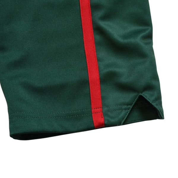 新品同様 Mitchell&Ness Just Don ミッチェルアンドネス ジャストドンコラボ ミルウォーキーバックス パンツ 1983-84 グリーン レッド ホワイト Lサイズ 中古 4a002279
