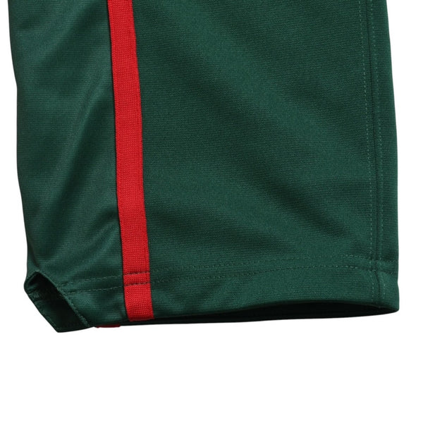 新品同様 Mitchell&Ness Just Don ミッチェルアンドネス ジャストドンコラボ ミルウォーキーバックス パンツ 1983-84 グリーン レッド ホワイト Lサイズ 中古 4a002279