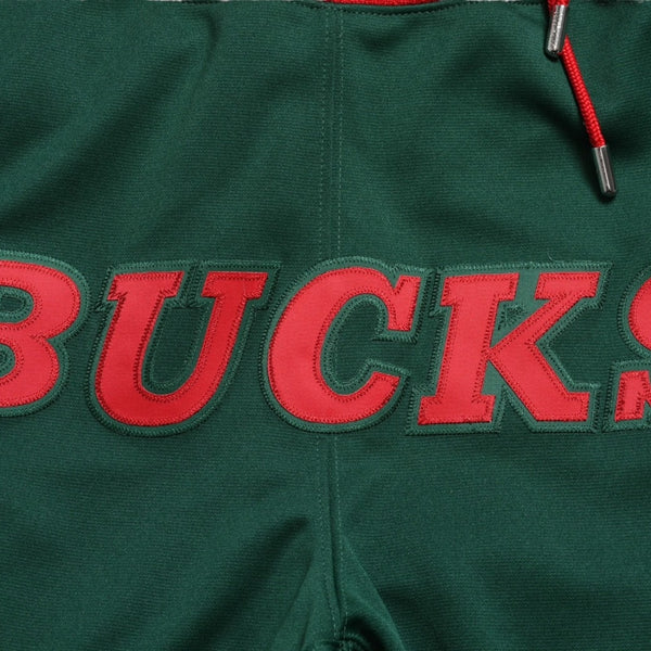 新品同様 Mitchell&Ness Just Don ミッチェルアンドネス ジャストドンコラボ ミルウォーキーバックス パンツ 1983-84 グリーン レッド ホワイト Lサイズ 中古 4a002279