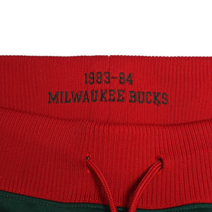 新品同様 Mitchell&Ness Just Don ミッチェルアンドネス ジャストドンコラボ ミルウォーキーバックス パンツ 1983-84 グリーン レッド ホワイト Lサイズ 中古 4a002279