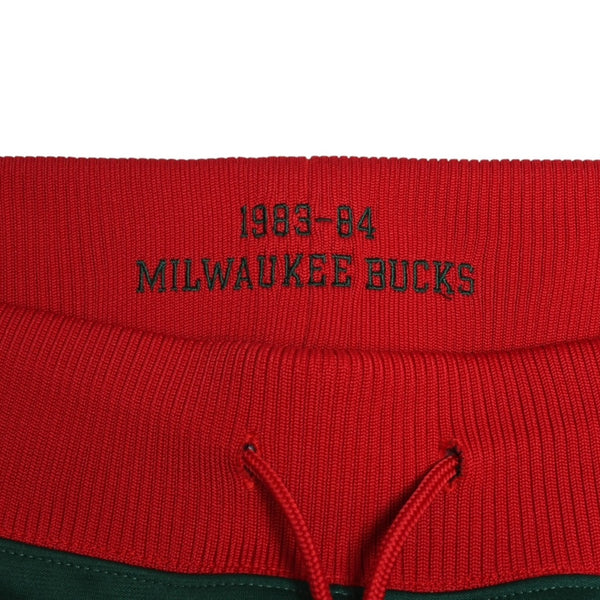 新品同様 Mitchell&Ness Just Don ミッチェルアンドネス ジャストドンコラボ ミルウォーキーバックス パンツ 1983-84 グリーン レッド ホワイト Lサイズ 中古 4a002279