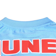 Load image into Gallery viewer, 新品同様品 Mitchell&amp;Ness ミッチェルアンドネス DJスクリュー DJ Screw×Screwed UP Click オフィシャルコラボレーションフットボールジャージ ライトブルー サイズM 4a002212