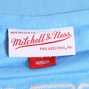 Like new Mitchell&Ness Mitchell &amp; Ness DJ Screw x Screwed UP Click Official Collaboration Football Jersey, Light Blue, Size M, 4a002212