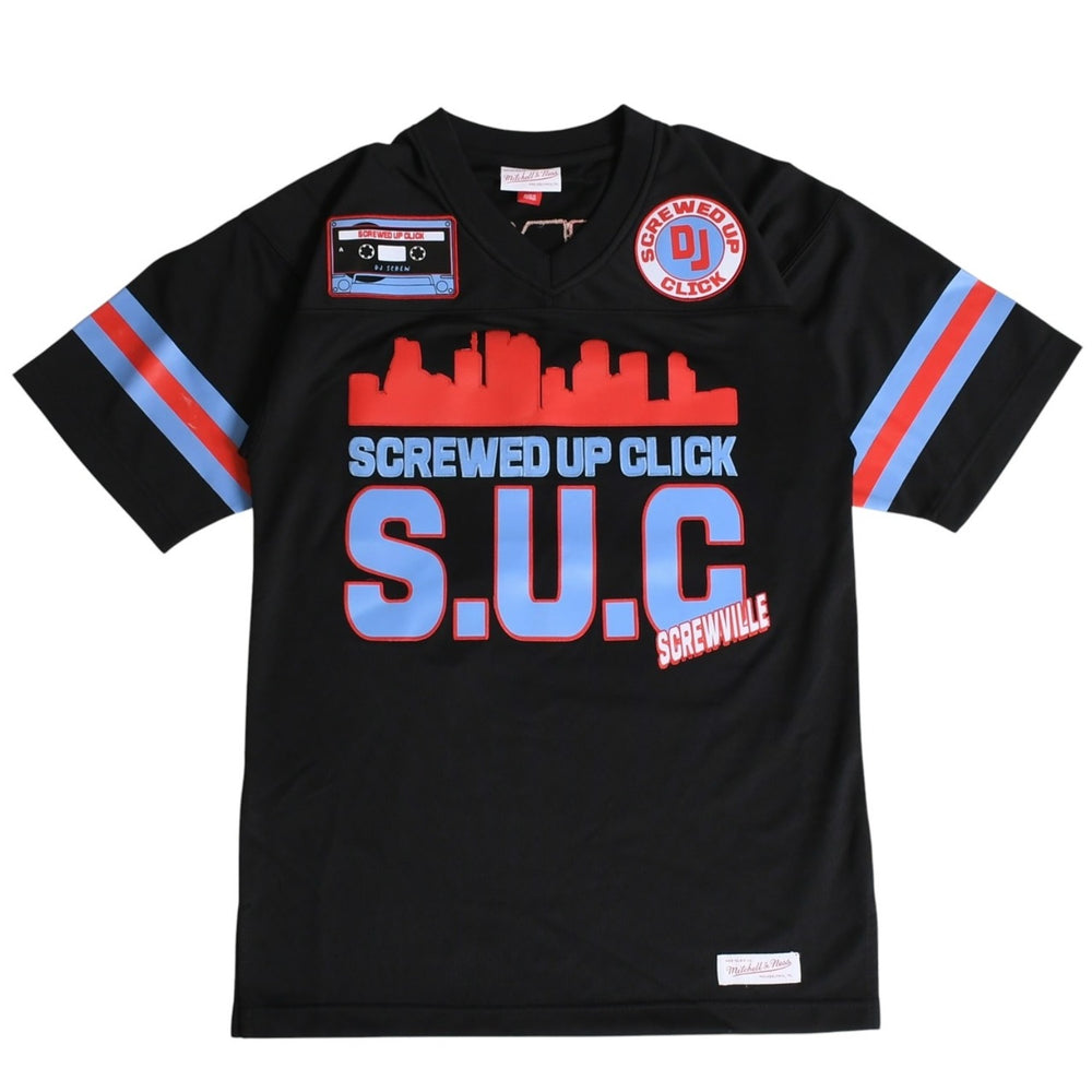 Like new Mitchell&Ness Mitchell &amp; Ness DJ Screw x Screwed UP Click Official Collaboration Football Jersey, Size M, Used, 4a002215