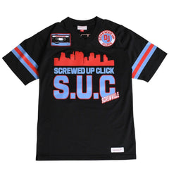Like new Mitchell&Ness Mitchell &amp; Ness DJ Screw x Screwed UP Click Official Collaboration Football Jersey, Size M, Used, 4a002215