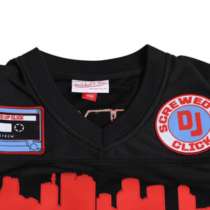 Like new Mitchell&Ness Mitchell &amp; Ness DJ Screw x Screwed UP Click Official Collaboration Football Jersey, Size M, Used, 4a002215