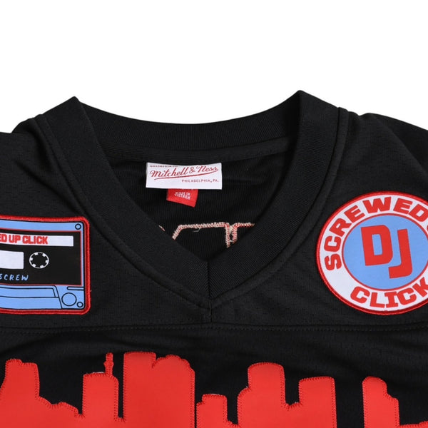 Like new Mitchell&Ness Mitchell &amp; Ness DJ Screw x Screwed UP Click Official Collaboration Football Jersey, Size M, Used, 4a002215